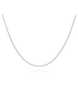 2mm thick solid sterling silver 925 Italian BELCHER rolo cable round link marine chain necklace chocker bracelet anklet - 15, 20, 25, 30, 35, 40, 45, 50, 55, 60, 65, 70, 