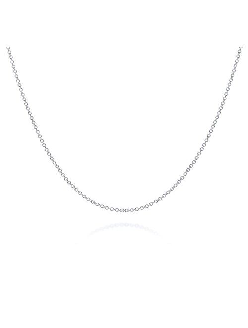 2mm thick solid sterling silver 925 Italian BELCHER rolo cable round link marine chain necklace chocker bracelet anklet - 15, 20, 25, 30, 35, 40, 45, 50, 55, 60, 65, 70, 