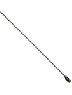 Sabrina Silver Stainless Steel Bead Ball Chain Necklace 1.5 mm Thin, Necklaces Bracelets & Anklets