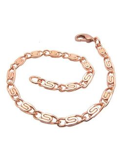 Copper Anklets CA606G - 3/16" Wide - Available in 8 to 12 inch Lengths - Choose Your Length Below: