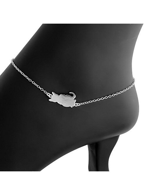 Cute Cat Kitty Charm Pendant Anklet