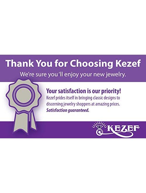 KEZEF Children's .8mm Thin Box Chain Italian 12" Necklace Available in 18K Gold Plated or Solid Sterling Silver