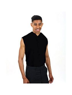 SixStarUniforms Men's Sleeveless Tuxedo Shirt