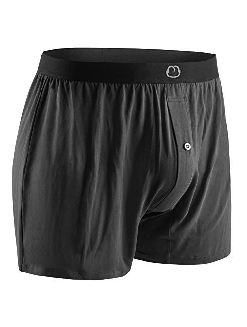 Bamboo Mens Boxers for Men Underwear Shorts - Soft Loose Comfortable Breathable