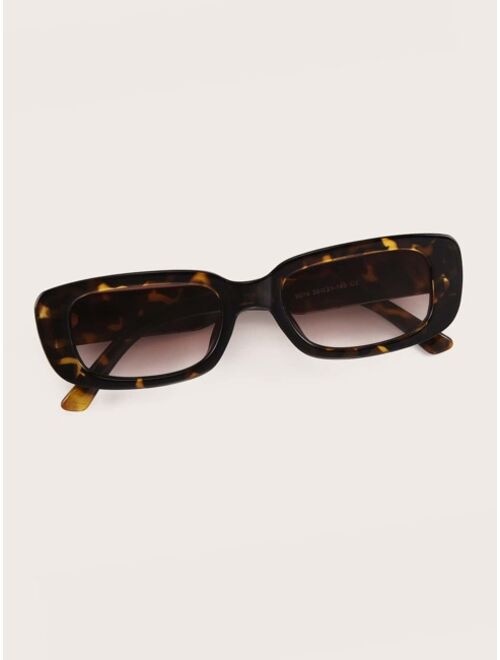 Shein Leopard Frame Sunglasses
