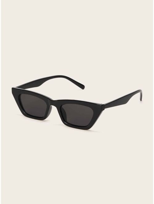 Shein Cat Eye Flat Lens Sunglasses