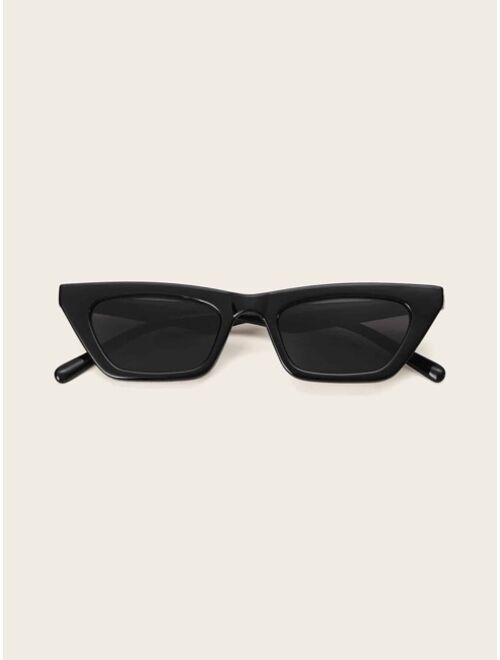 Shein Cat Eye Flat Lens Sunglasses