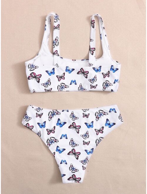 Buy Butterfly Print Bikini Swimsuit online | Topofstyle