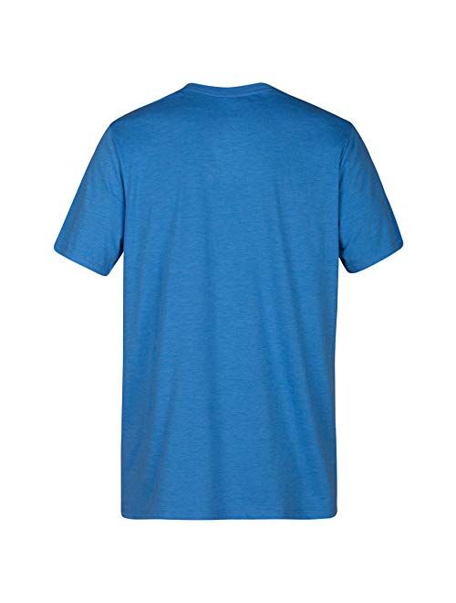 Hurley Men's One and Only Gradient Fill Premium Short Sleeve Crew Neck Tee Shirt