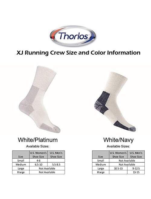Thorlos XJ Max Cushion Running Crew Socks