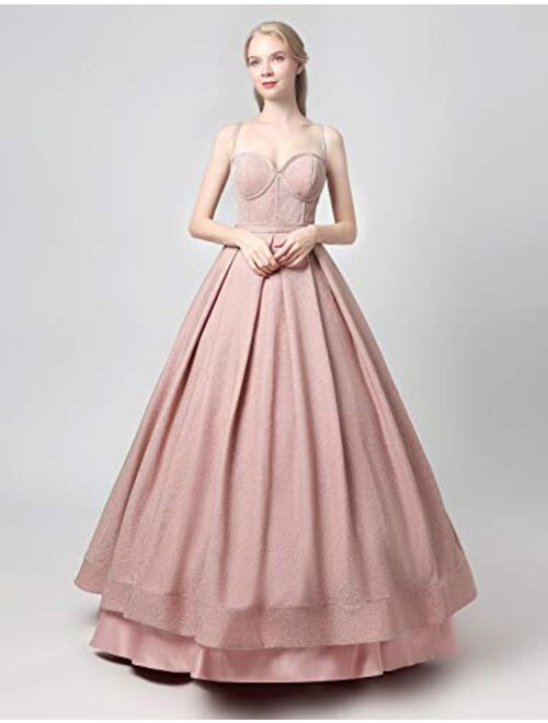 Meijia Handicraft Meijia Prom Dress Strap Evening Ball Gowns For Wedding Me066