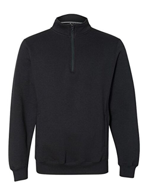 Russell Athletic Men's Dri-Power Fleece Quarter-Zip Cadet Sweatshirt