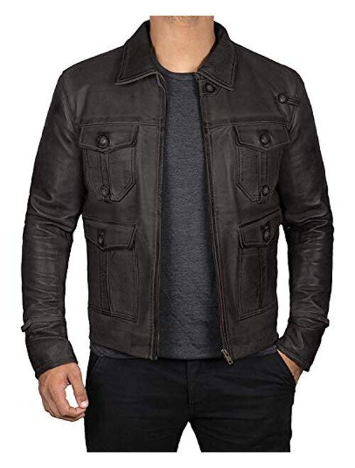 Leather Jackets for Men - Real Lambskin Leather Jacket Men