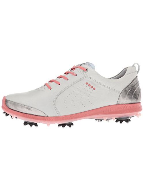 ECCO Women's BOIM G 2 Free Golf Shoe, Concrete/Silver Pink, 5 M US