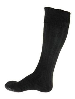 Scottish Kilt Hose for Men, Ribbed Socks for USA Shoe Sizes REMOVED