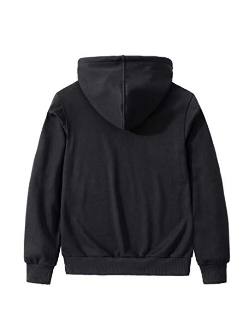 MEET BRAVE Mens Graphic Blend Fleece Hoodie Pullover Plain Classic Casual Hooded Sweatshirt