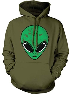 Alien Head - Martian Outer Space Unisex Hoodie Sweatshirt