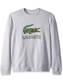 Men's Long Sleeve Graphic Croc Brushed Fleece Jersey Sweatshirt