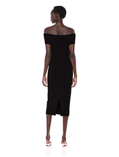 Amazon Brand - Lark & Ro Women's Off the Shoulder Sheath Sweater Dress