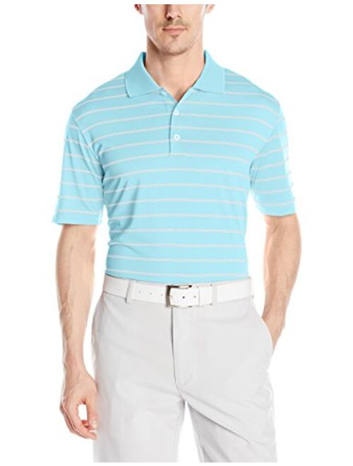 adidas Golf Men's Classic 2 Color Stripe Polo Shirt