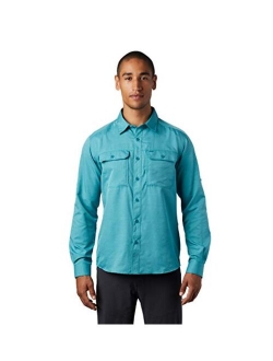 Men's Canyon Solid Long Sleeve Shirt for Hiking, Climbing, Camping, and Casual Everyday
