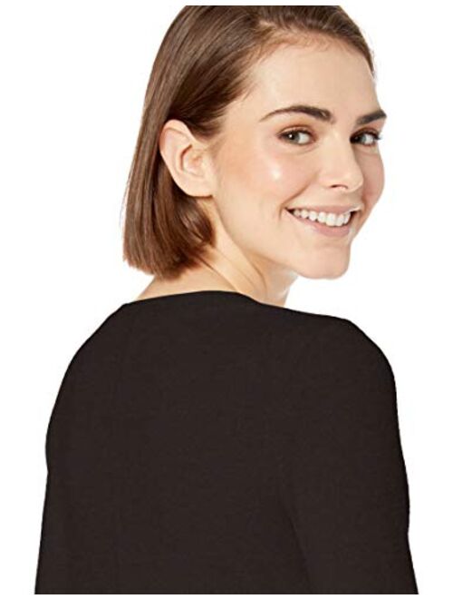 Amazon Brand - Daily Ritual Women's Cozy Knit Long-Sleeve Shirt with Shirttail Hem