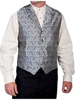 Rangewear Men's Rangewear Paisley Print Vest Big and Tall - Rw093x-Teal