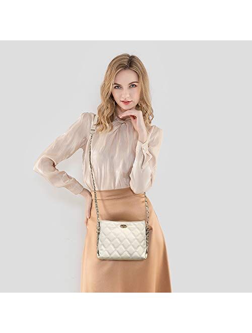 Small Crossbody Bags for Women Purses Fashion Leather Lightweight Handbags Shoulder Bag