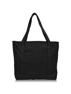 20 Cotton Canvas Shopping Tote Bag