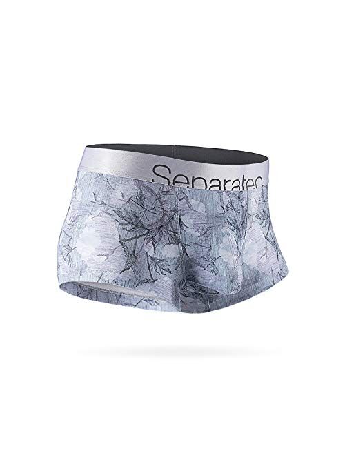 Separatec Men's 2 Pack Premium Cotton-Modal Underwear Low Rise Trunks