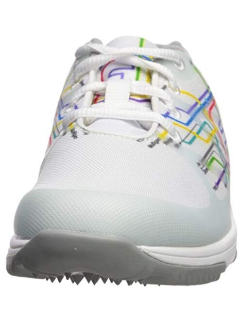 FootJoy Women's Leisure Golf Shoes White 6 M Rainbow, US