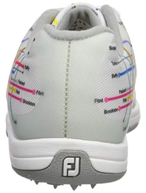 FootJoy Women's Leisure Golf Shoes White 6 M Rainbow, US
