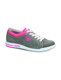 Storm Meadow Bowling Shoes, Grey/Pink, 9.0