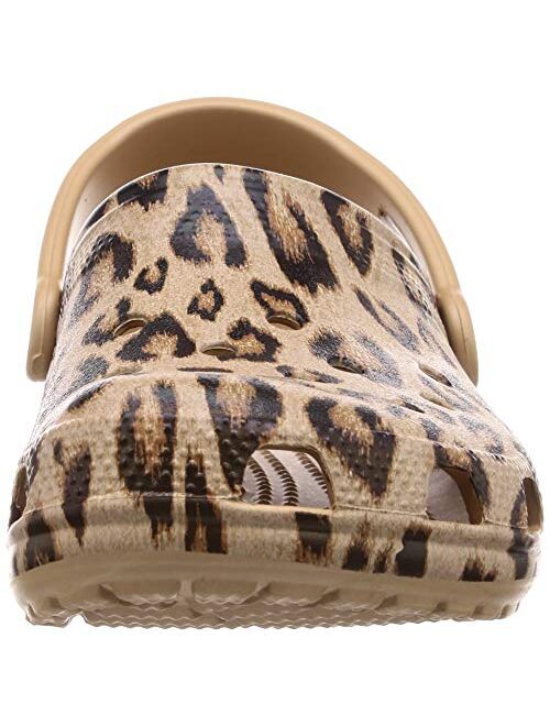 Crocs Unisex-Adult Classic Animal Print Clog | Zebra and Leopard Shoes