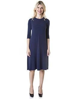ESTEEZ Womens Fit n' Flare Dress with Pockets TAMMEE