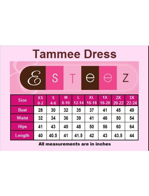 ESTEEZ Womens Fit n' Flare Dress with Pockets TAMMEE
