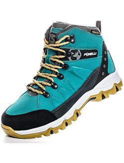 Foxelli Womens Hiking Boots Waterproof Suede Leather Hiking Shoes for Women, Breathable, Comfortable & Lightweight Hiking Boot