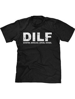 Blittzen Mens T-Shirt DILF Devoted Involved Loving Father