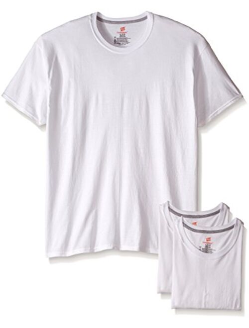 Hanes Men's Solid Short Sleeve Crew Neck 3-Pack Comfort T-Shirts