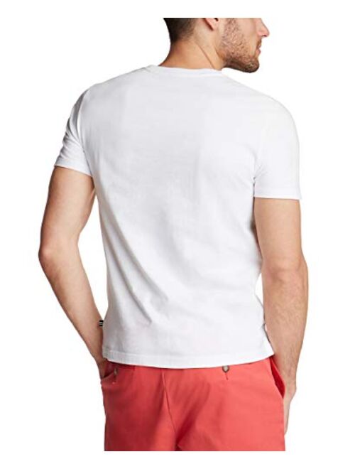 Nautica Men's Short Sleeve 100% Cotton Classic Logo Series Graphic Tee Shirt