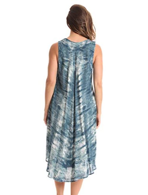 Riviera Sun Tie Dye Summer Dress - Beach Cover Up