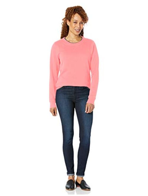 Amazon Essentials Women's French Terry Fleece Crewneck Sweatshirt