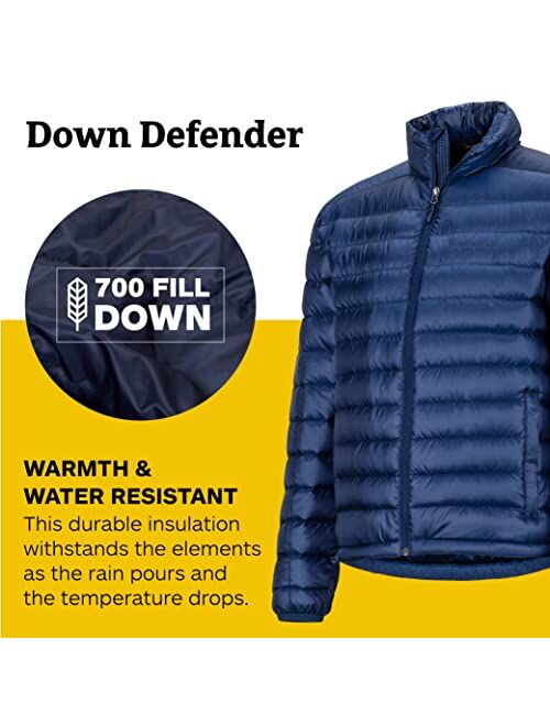 Marmot Men's Lightweight, Water-Resistent Zeus Jacket, 700 Fill Power Down