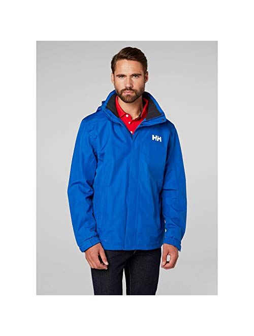 Helly Hansen 62643 Men's Dubliner Jacket Waterproof, Windproof, Breathable Shell Rain Coat with Packable Hood