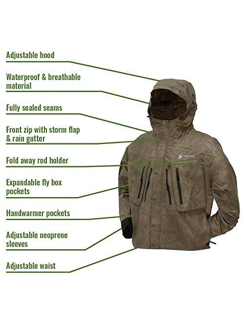 FROGG TOGGS Tekk Toad Breathable Rain/Wading Jacket