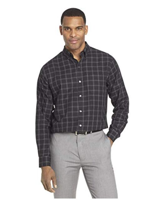 Van Heusen Men's Wrinkle Free Twill Long Sleeve Button Down Shirt