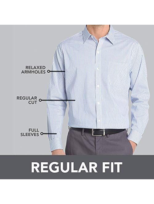 Van Heusen Men's Wrinkle Free Twill Long Sleeve Button Down Shirt