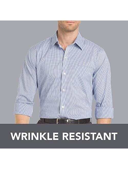 Van Heusen Men's Wrinkle Free Twill Long Sleeve Button Down Shirt