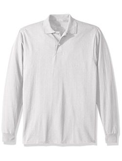Jerzees menswomen's Spot Shield Long Sleeve Polo Sport Shirt