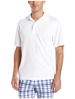 PGA TOUR Men's Airflux Short Sleeve Solid Polo-Shirts
